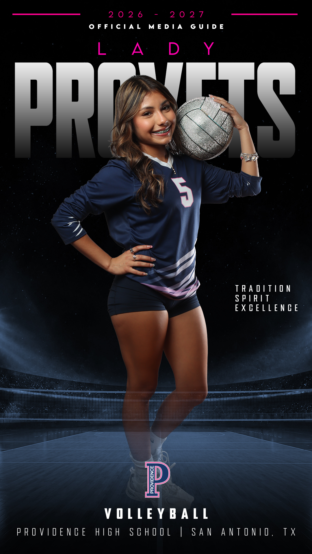 Providence Lady Provets 2026–2027 digital media guide cover